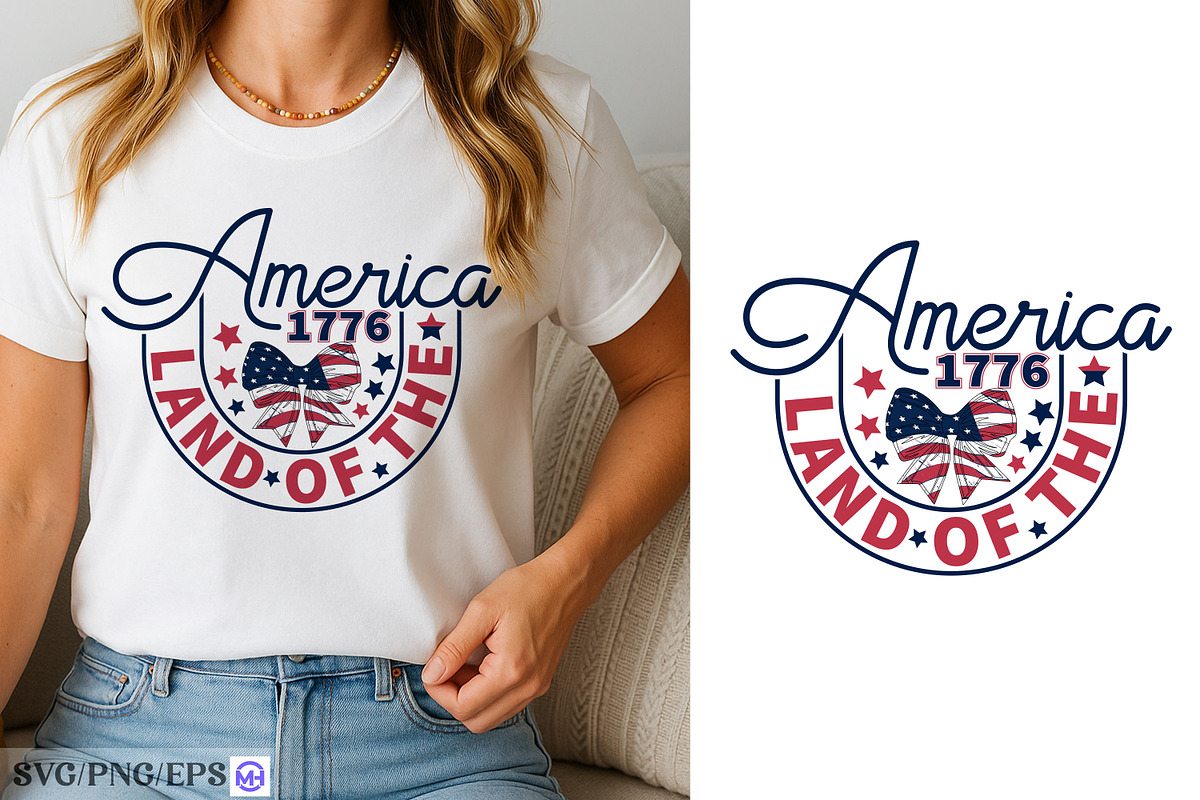America 1776 Land of the Free SVG, a Graphic by mh_arif (Photo 3 of 4)