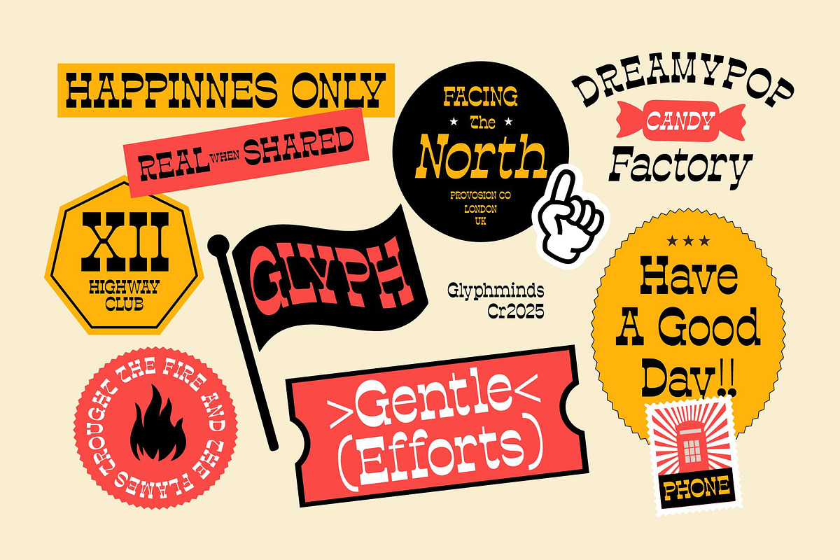 Estripe - A Reversed Contrast Font, a Slab Serif Font by Glyphminds Studios (Photo 9 of 10)