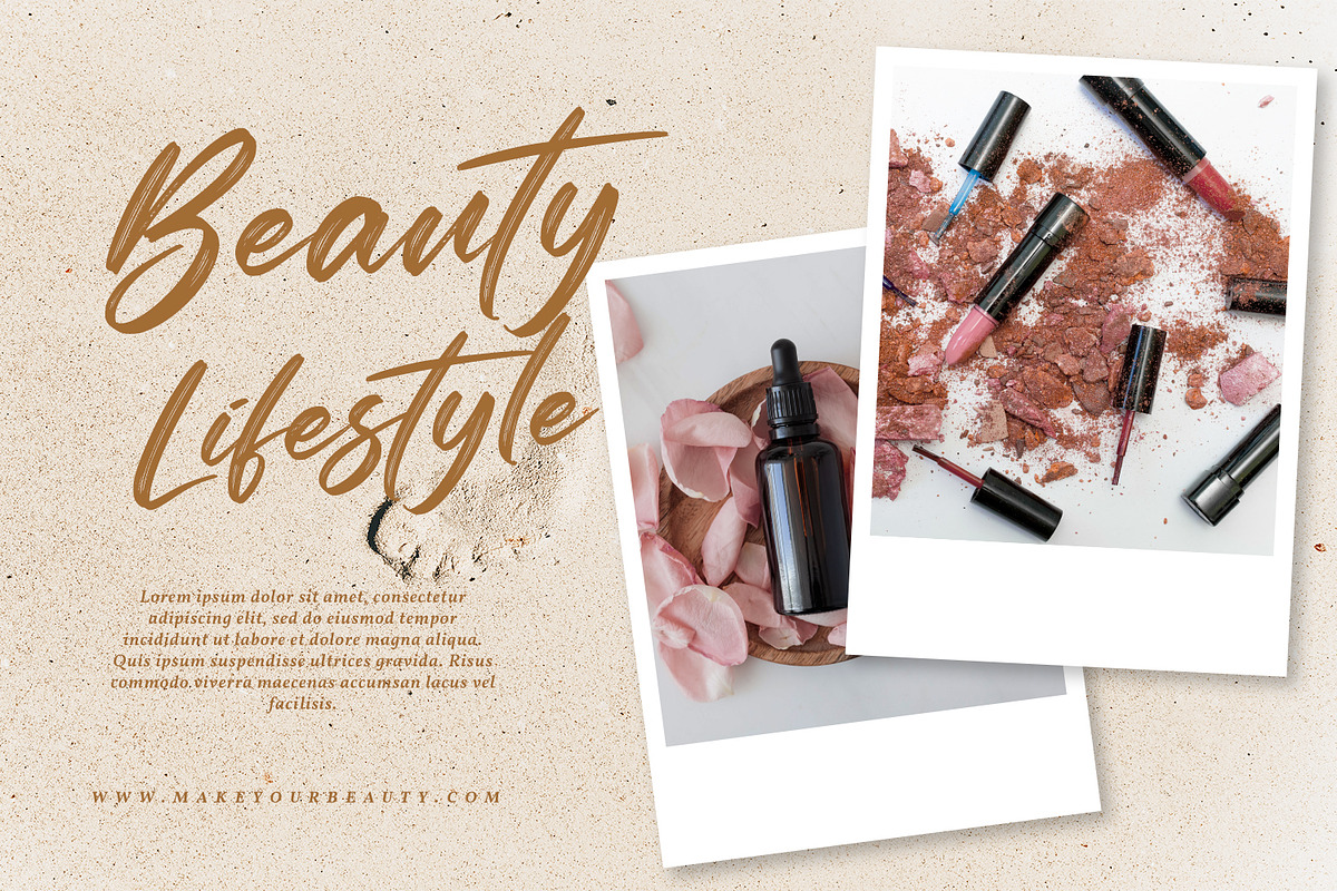 Shall Blossom-Lovely Brush Font, a Script Font by din-studio.com (Photo 3 of 10)