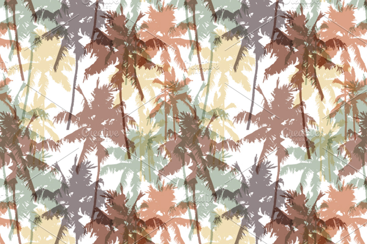Palm trees backgrounds, a Pattern Graphic by Julia Bilenko (Photo 8 of 9)