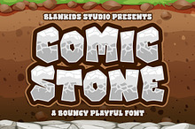 Comic Stone a Bouncy Playful Font
