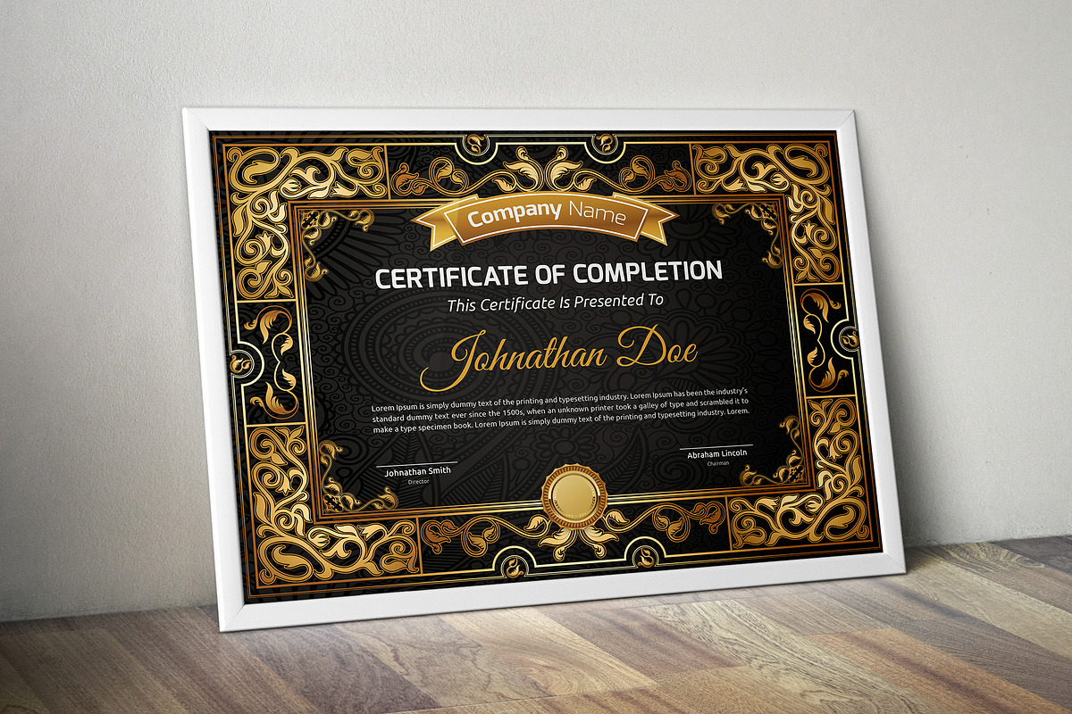 Vintage Certificate Bundle - MS Word, a Stationery Template by Curve Design (Photo 19 of 27)