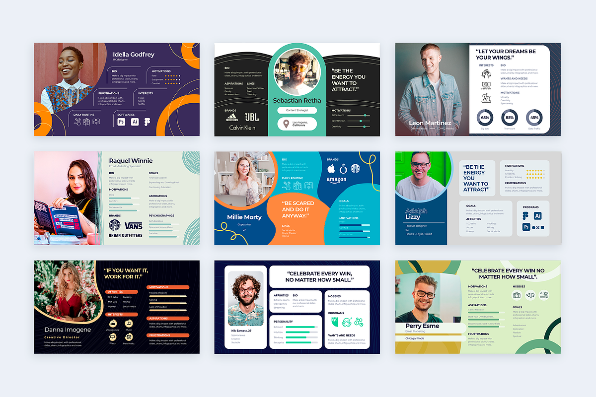 Buyers Persona Templates, a Presentation Template by Slidesmash (Photo 3 of 4)