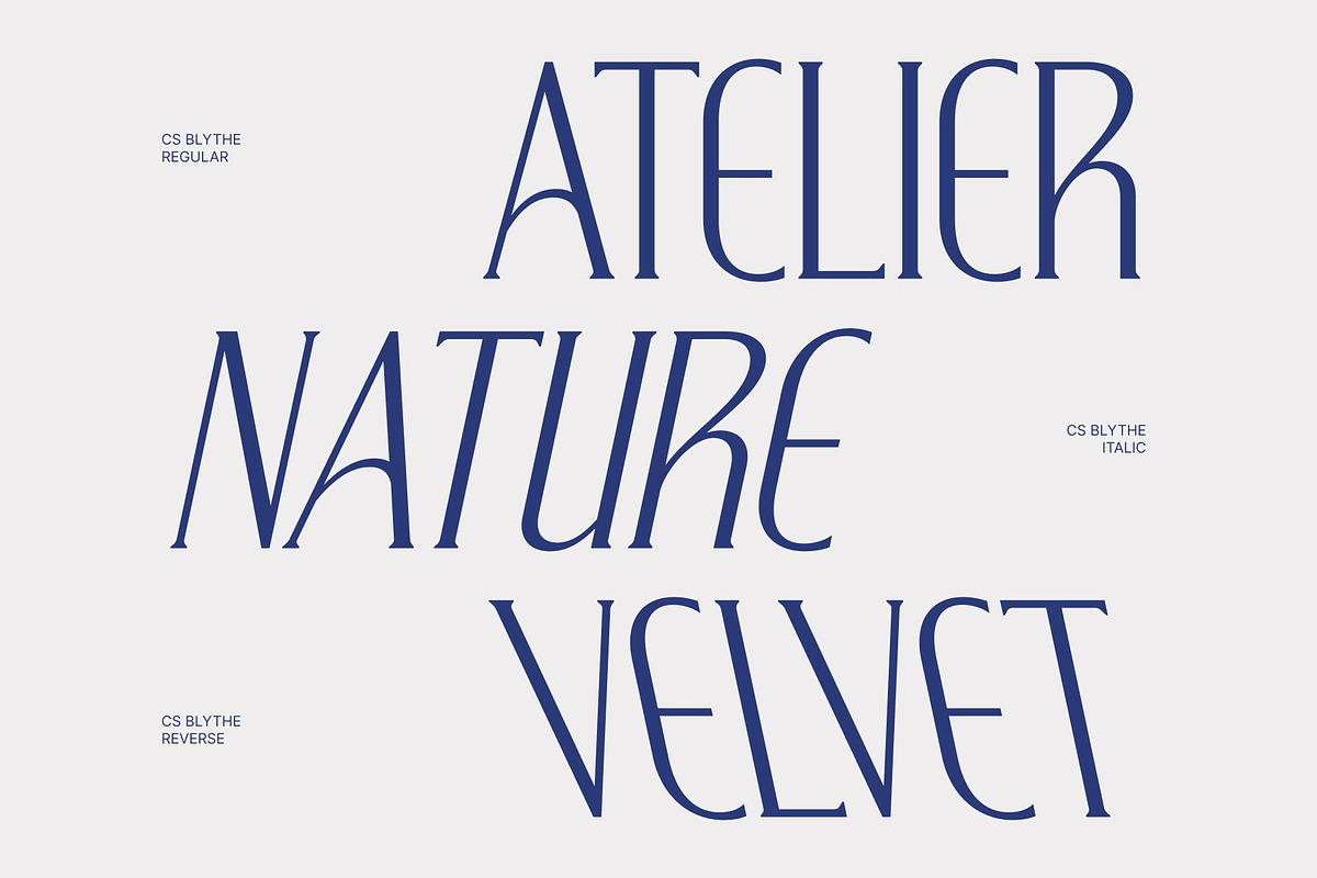 CS Blythe – Stylish Serif Font, a Serif Font by Craft Supply Co. (Photo 3 of 8)