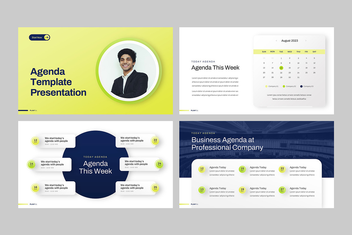 PLANFUL - Agenda Planner Slides, a Presentation Template by rgbryand (Photo 2 of 9)