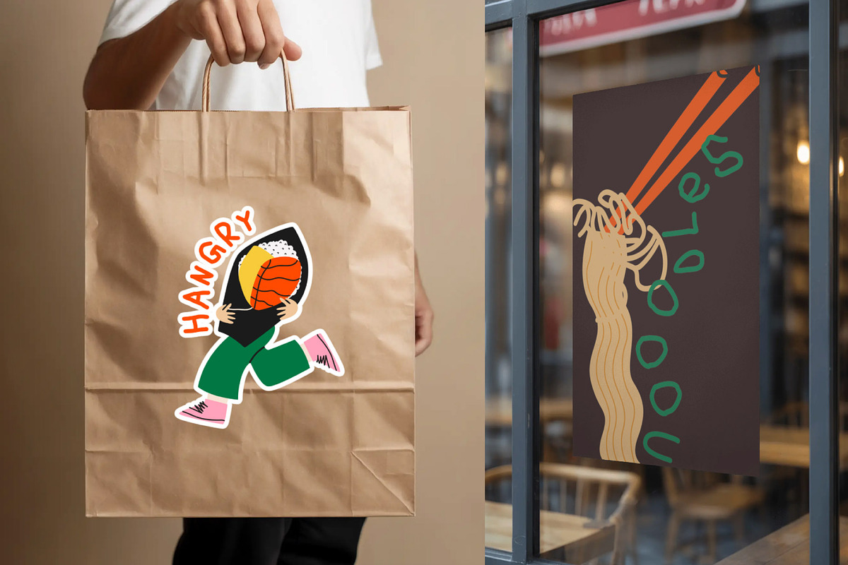 Asian food clipart, a Food Illustration by Luamor (Photo 8 of 9)