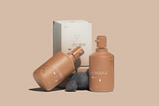 Plastic Pump Bootle with Box Mockups, a Packaging Mockup by fakhroo (Thumbnail 1 of 3)