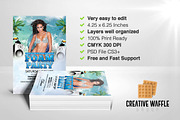 Foam Party Flyer Template, a Flyer Template by Creative Waffle (Thumbnail 4 of 5)
