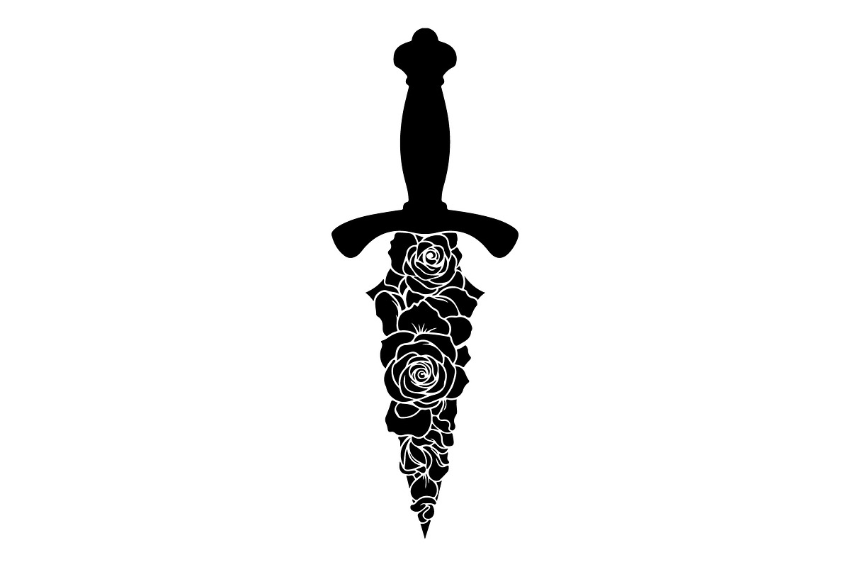 Ornamental Dagger Silhouette Bundle, an Object Illustration by Gaye Art (Photo 10 of 31)