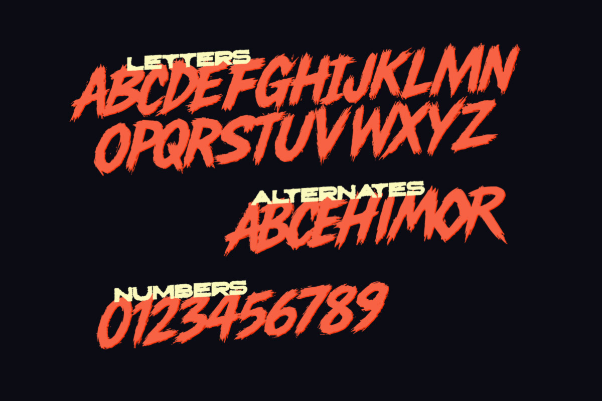 Sarge - Brush Font, a Font by Tugcu Design Co. (Photo 2 of 4)