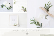 The Olive & White Mockup Bundle, a Print Template by White Hart Co. (Thumbnail 3 of 5)