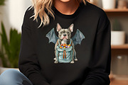 Watercolor Halloween Dog Clipart, an Illustration by DreamCafeArt (Thumbnail 6 of 7)