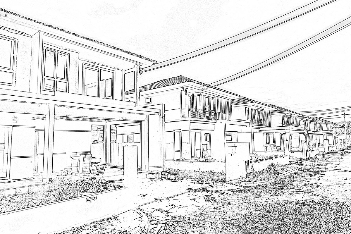 Architecture Line Art, an Action Add-On by MRI STUDIO (Photo 6 of 9)