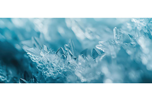 Translucent Ice Crystals on Cool, an Abstract Photo by piter.goskov