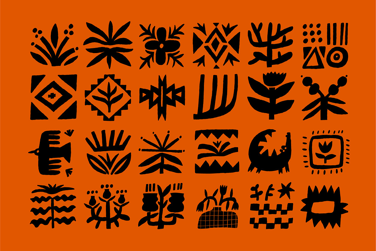 MEXICAN SHAPES | HAND DRAWN ELEMENTS, a Decorative Illustration by Favete Art (Photo 7 of 15)
