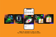 Black Gradient Social Media., a Social Media Template by Portion.Labs (Thumbnail 2 of 5)