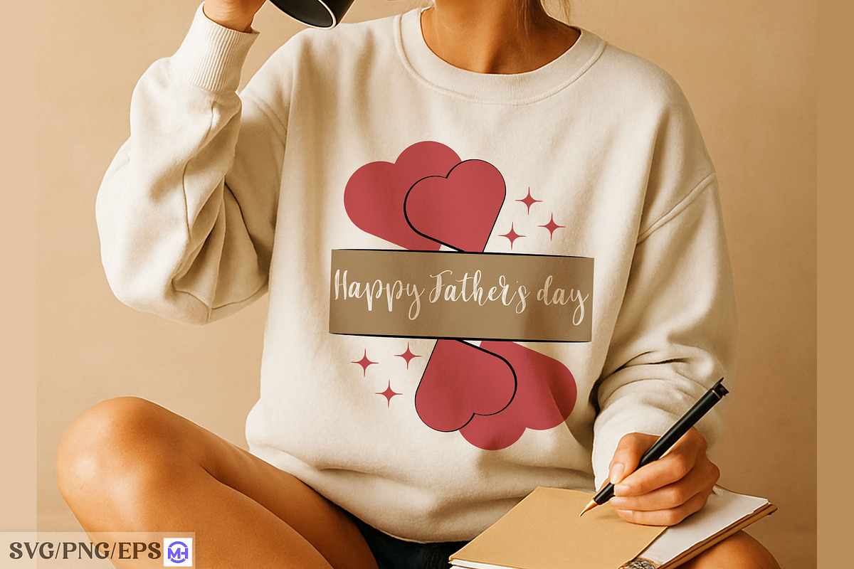 Happy Father's Day PNG SVG Design, a Graphic by mh_arif (Photo 3 of 4)