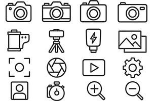 Vector illustration of camera, an Illustration by ZinetroN
