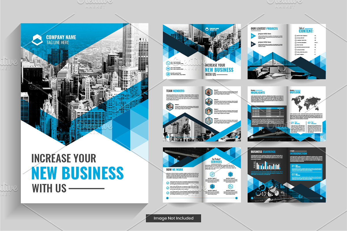 Bi fold Company Profile Brochure