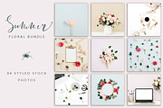 Summer Floral Bundle, a Background Photo by Floral Deco (Thumbnail 1 of 6)