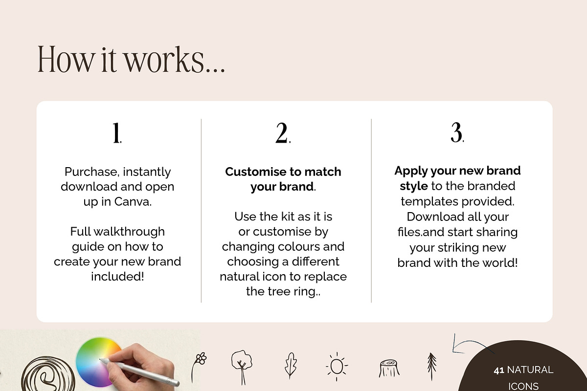 Earthy Eco Nature Brand Logo Kit, a Branding & Logo Template by CreativeWilderness (Photo 7 of 19)