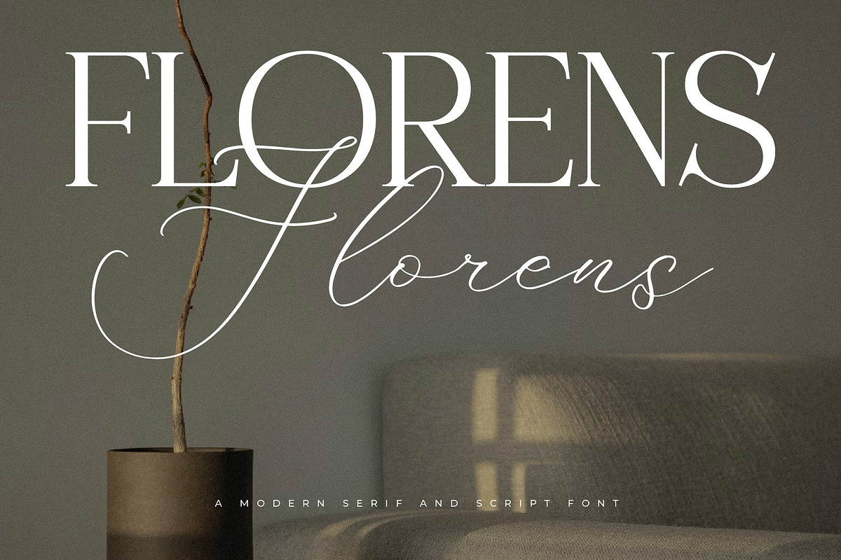 Florens Font Duo, a Serif Font by Storytype Studio (Photo 1 of 15)