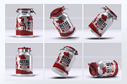 Metal Milk Flask Mock-Up, a Product Mockup by DesignRushMarket (Thumbnail 1 of 7)