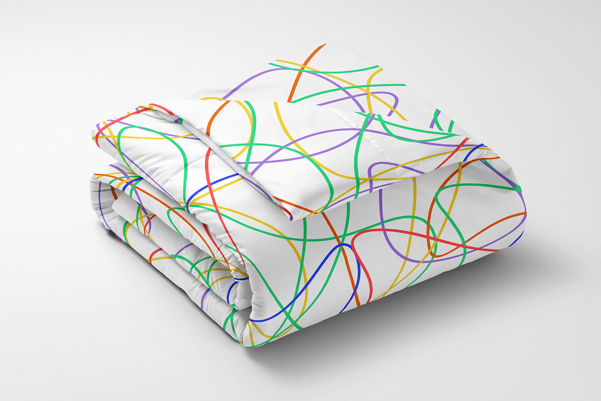 Colorful Line Print, a Background Graphic by MalyskaStudio (Photo 6 of 12)