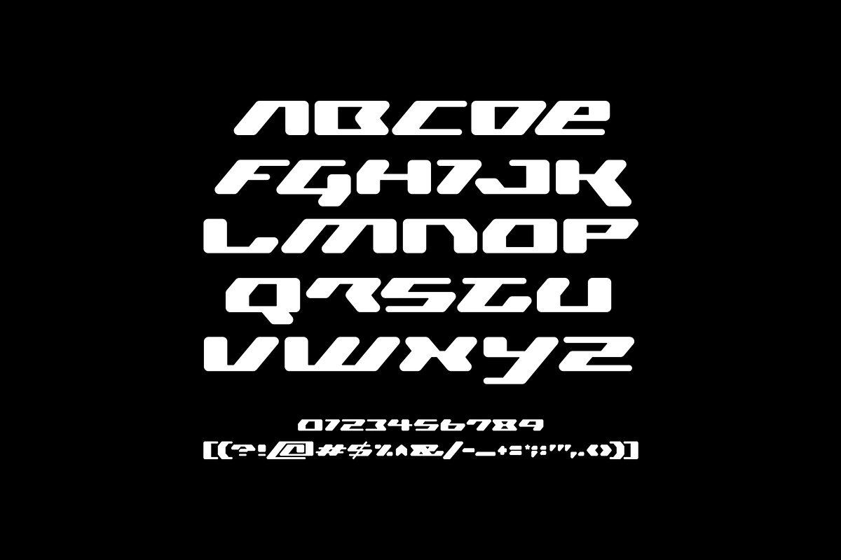 Ridari — Futuristic Sci-Fi Typeface, a Font by JCNVX's Shop (Photo 4 of 4)