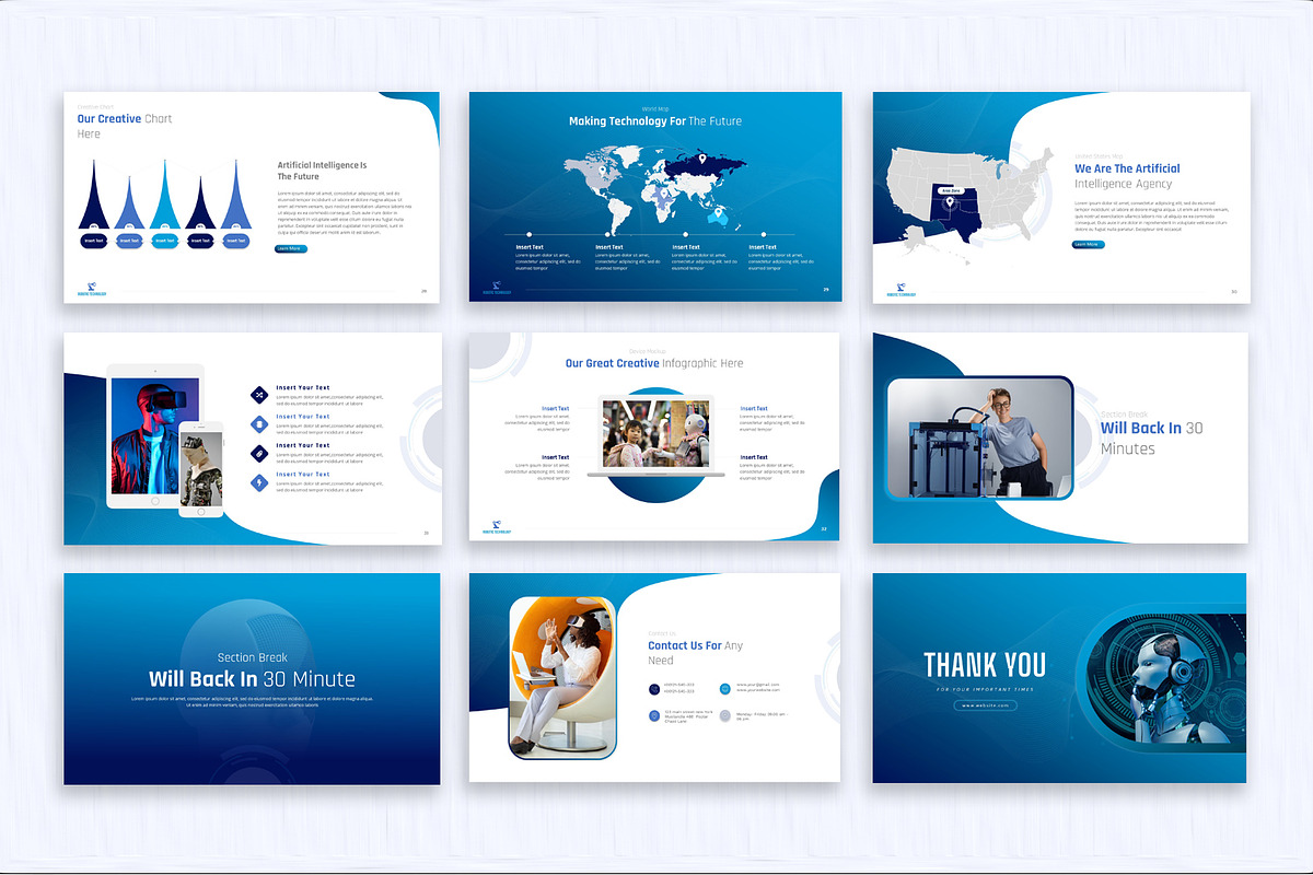 Robotic Technology Presentation, a Presentation Template by SlideStack (Photo 5 of 5)