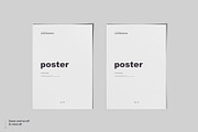 Poster / Flyer Mockups, a Books & Magazine Mockup by WebAndCat (Thumbnail 5 of 21)