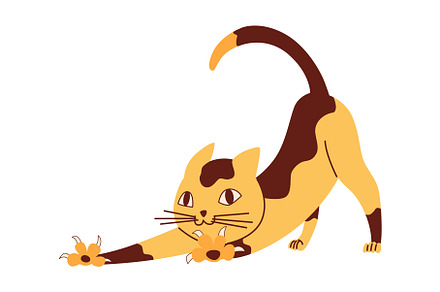 Doodle cat. Cute and funny pet, an Animal Illustration by the8monkey