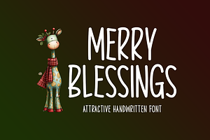 Merry Blessings Typeface