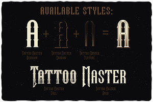 Tattoo Master Label Font