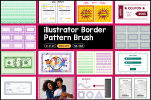 Illustrator Security Border Brush