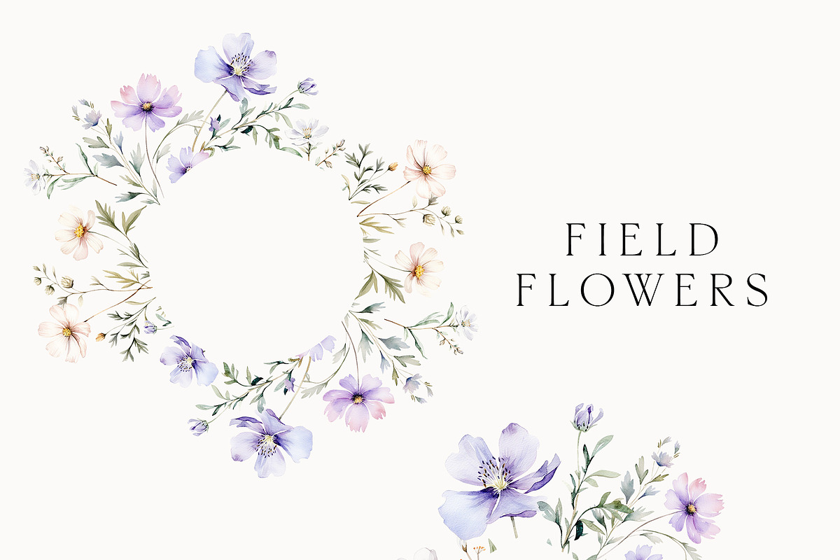 Watercolor Floral Bundle (45 in 1), a Decorative Illustration by Lana Elanor (Photo 15 of 180)