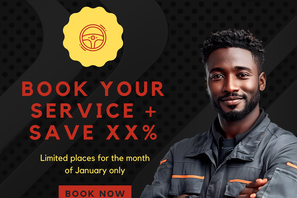 CAR MECHANIC INSTAGRAM POSTS RED, a Social Media Template by Daring Digies (Photo 7 of 8)