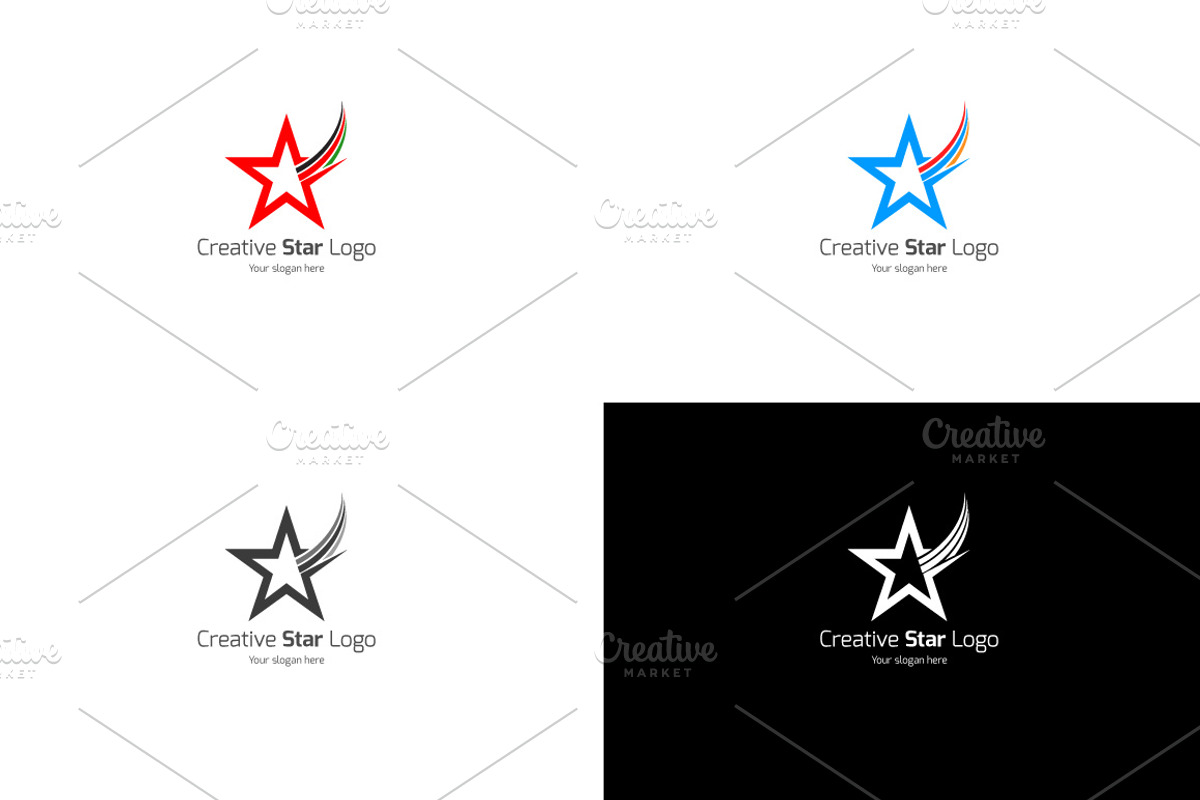 Creative Star Logo, a Branding & Logo Template by BdThemes