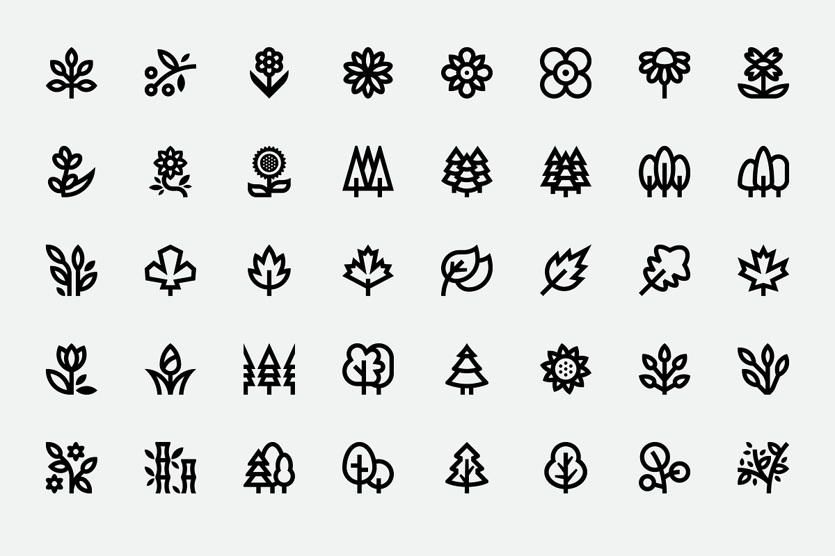 Basicons / Nature, a Duotone Icon by Danil Polshin (Photo 6 of 6)