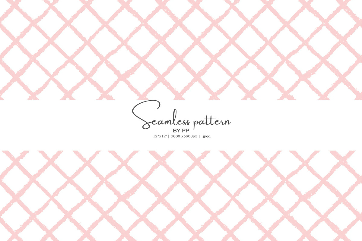 soft pink lattice seamless pattern, a Pattern Graphic by Pink Studio Art (Photo 1 of 5)