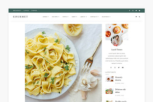 Gourmet - Food Blog & Recipe Theme