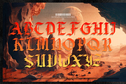 BLEZED Blackletters Gothic Display, a Blackletter Font by dansdesign (Thumbnail 2 of 8)