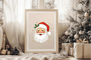 Retro Santa Claus Glitter Christmas, an Illustration by DreamArtGraphic (Thumbnail 4 of 5)