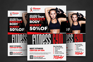 Fitness Flyer, a Flyer Template by AfzaalGraphics