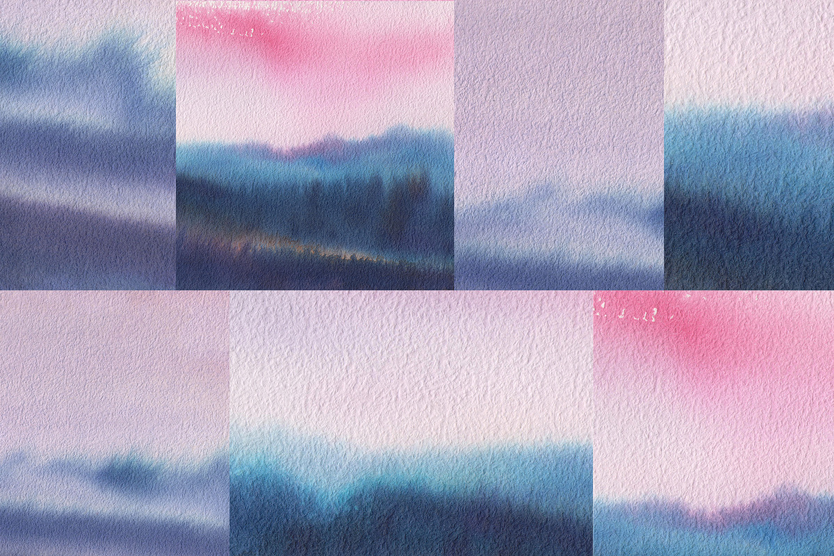 Watercolor abstract backgrounds, a Background Graphic by Vero Arts (Photo 7 of 11)