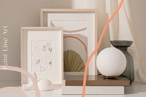 Modern Abstract Line Art & Shape Set