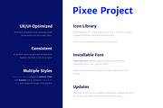 Pixee Icon Font, a Symbol Font by Jinro (Thumbnail 2 of 8)