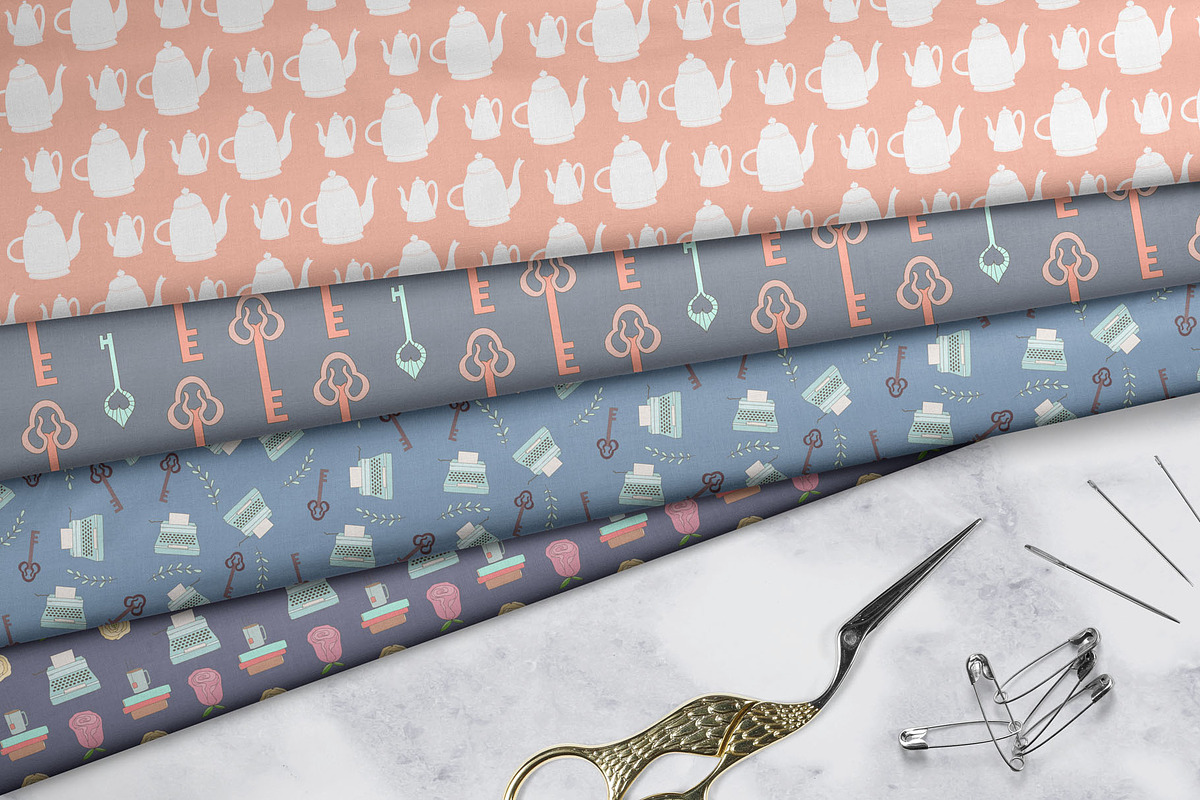 Vintage doodle bundle. Patterns+, a Pattern Graphic by Sentimental postman (Photo 2 of 18)
