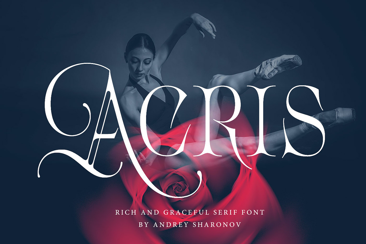 Acris Serif, a Serif Font by Andrey Sharonov (Photo 1 of 16)