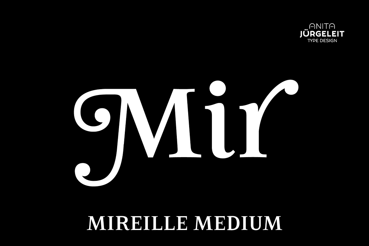 Mireille Medium, a Serif Font by TypeThis!Studio (Photo 1 of 4)